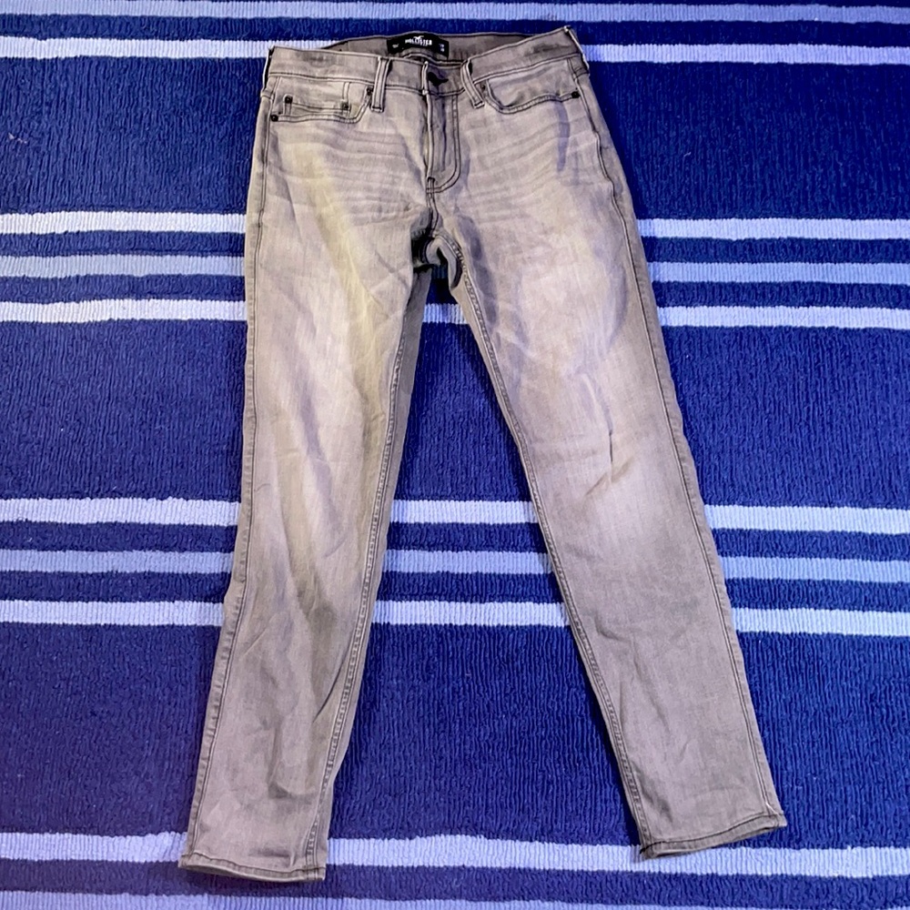 Grey Hollister jeans